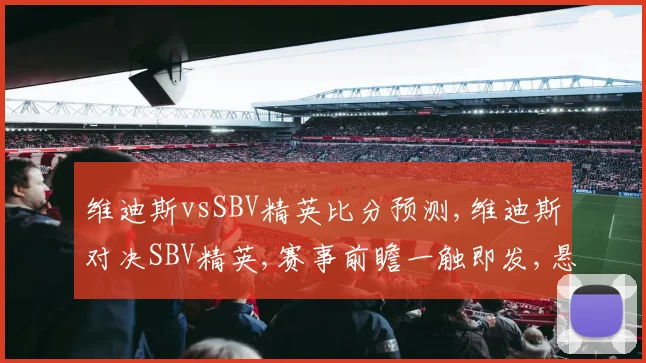 维迪斯vsSBV精英比分预测,维迪斯对决SBV精英,赛事前瞻一触即发,悬念重重